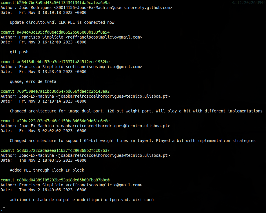 git log